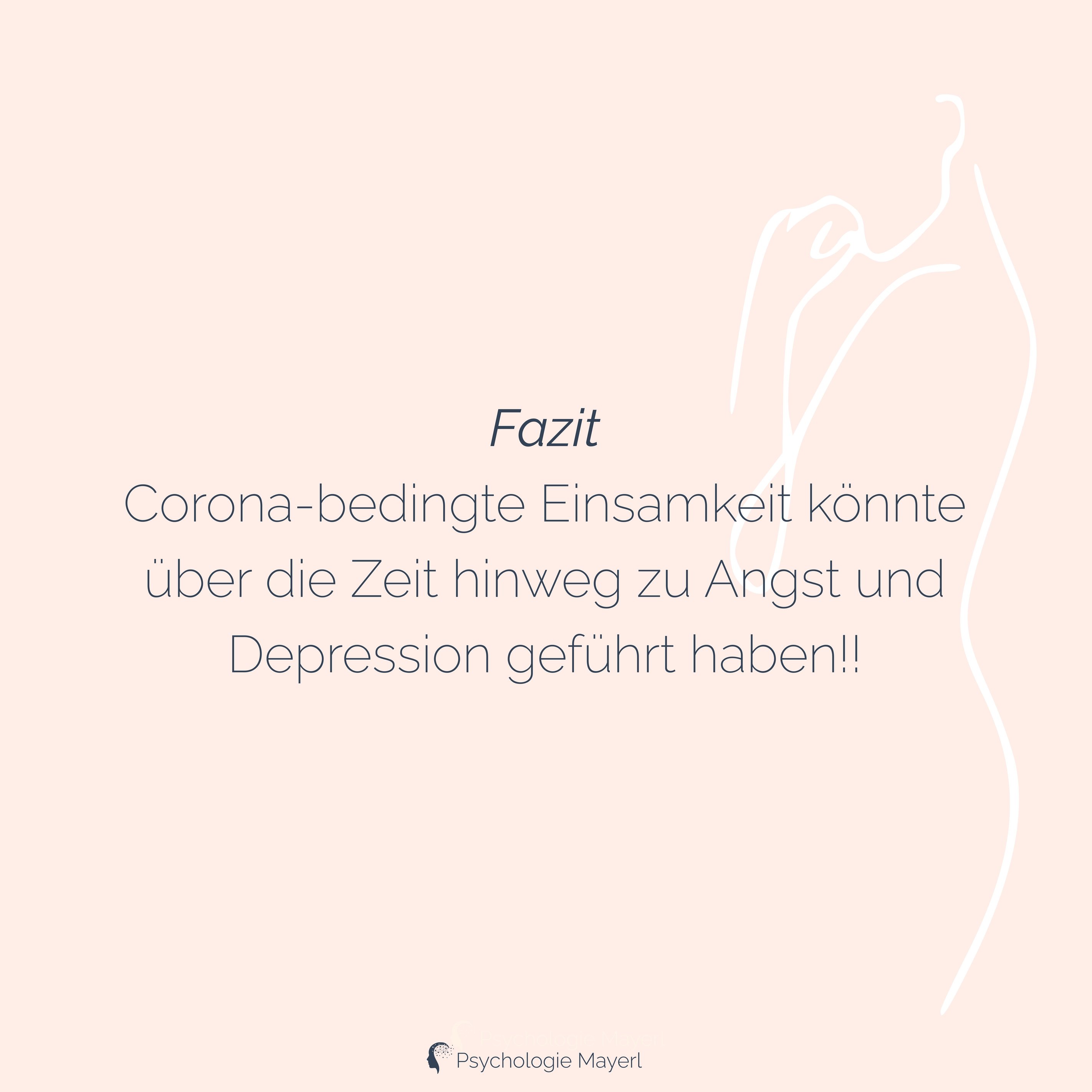 Corona Einsamkeit Angst Depression Psychologie Graz